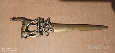 Taglia carte peruviano in ottone