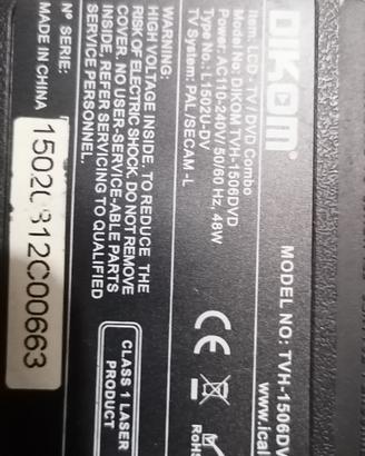 tv 14 pollici  12 volt, occorre supporto 