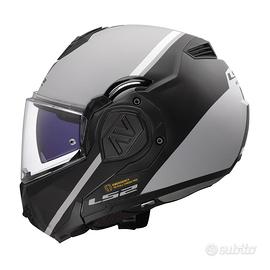 CASCO MODULARE 180° LS2 ADVANT SWIPE GRIGIO TG L