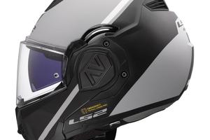 CASCO MODULARE 180° LS2 ADVANT SWIPE GRIGIO TG L