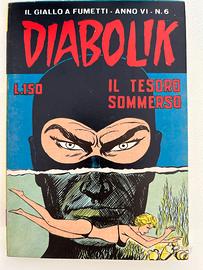 Diabolik Anno VI (6°)  n. 6 Il tesoro sommerso