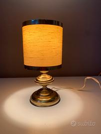Piccola lampada abat jour vintage