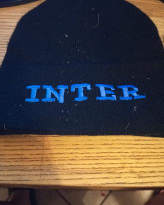 berretto Inter nero e blu