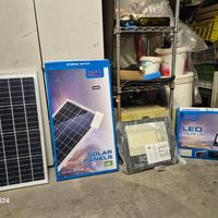 pannello solare + lampada a led