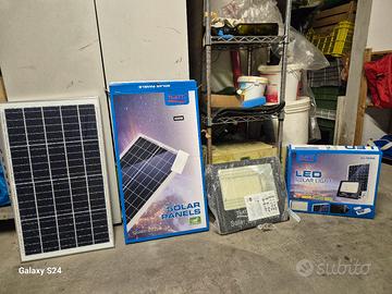 pannello solare + lampada a led