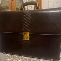 Valigetta 24 ore in vera pelle. Made in Italy