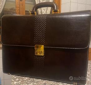 Valigetta 24 ore in vera pelle. Made in Italy