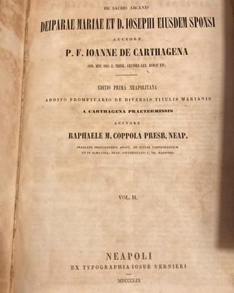 Volume 1 e 2 delle Homiliae Catholicae G. Cartagen