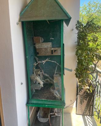 Voliera in ferro