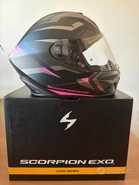 Casco Scorpion EXO-391 AAXO (Matte Black/Pink) XS
