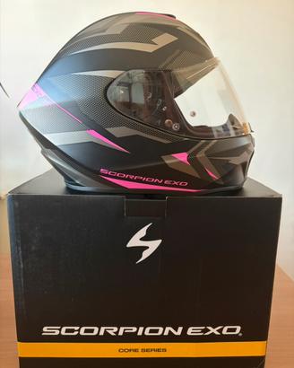 Casco Scorpion EXO-391 AAXO (Matte Black/Pink) XS