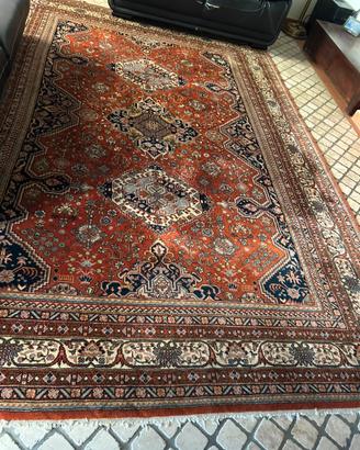 Tappeto Tabriz annodato a mano 250×355 cm