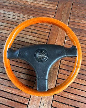 Volante MOMO VL35 in legno anni 80/9  (KBA 70113)