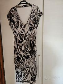 Tubino bianco e nero GUESS taglia L