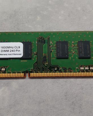RAM Qumox da 4GB DDR3 a 1600MHz