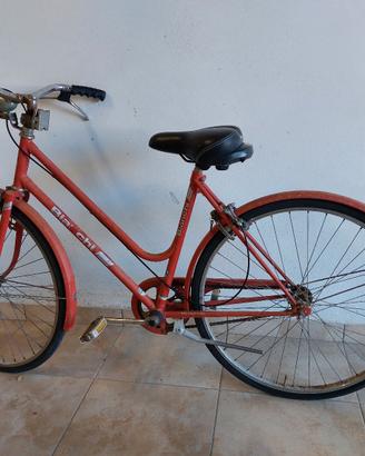 bicicletta bianchi da donna vintage 