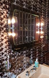 Specchio vintage bagno anni 70 accessori arredo