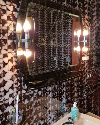Specchio vintage bagno anni 70 accessori arredo