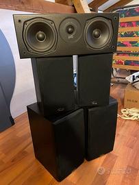 Polk Audio Home Cinema–5 diffusori RT35 RT15 CS245