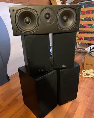 Polk Audio Home Cinema–5 diffusori RT35 RT15 CS245