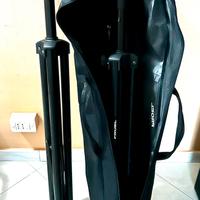 Stand diffusori Proel +  borsa dedicata mai usati