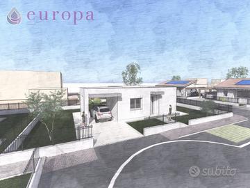 Nuova villetta singola bicamere a piano unico