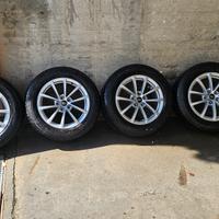 Cerchi gomme audi 225 60r17 bridgestone da neve