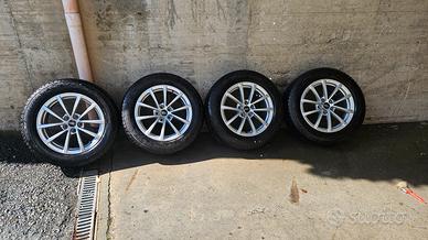 Cerchi gomme audi 225 60r17 bridgestone da neve