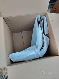 sgabello scab design zebra h.85 tortora 