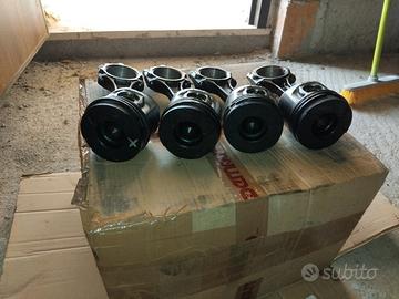 4 pistoni e bielle per l200 mitsubishi 