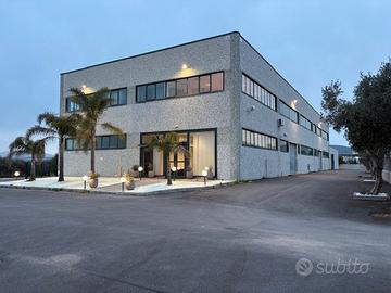 Capannone mq 400 con mq 1000 area esterna