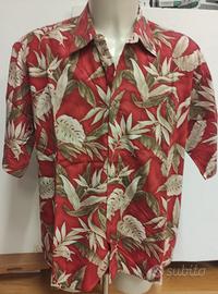 Camicia uomo vintage in stile Hawaiano taglia XL