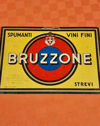 Insegna Vintage Cartello Pubblicitario Bruzzone