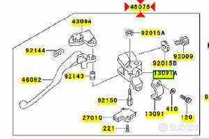 -Leva Frizione Kawasaki KLE 500 460761183
