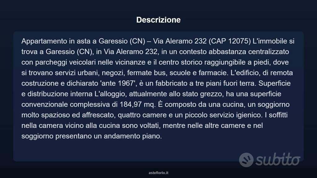 Appartamento – Garessio - Vista 4