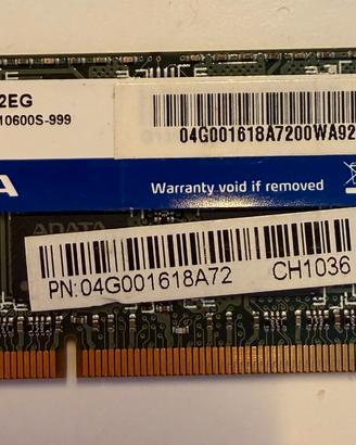 RAM 2GB 2RX8 PC3-10600S-999