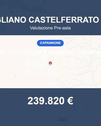Immobile in asta di 6200 m² a Gagliano Castelferra