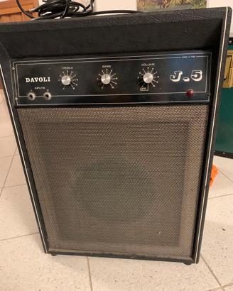 Amplificatore Chitarra Davoli J5, del 1967