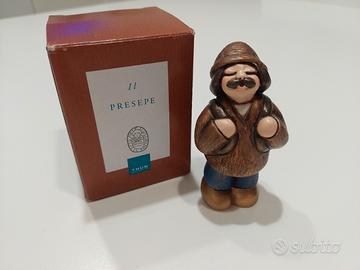 Pastore con gerla presepe classico Thun