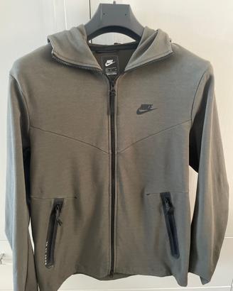 Felpa Nike Tech Fleece verde militare Taglia M