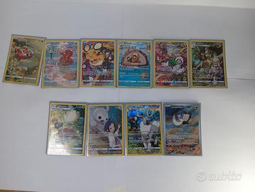 Lotto 10 Carte Pokémon Olografiche Rare Italiane