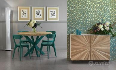 Composizione tipo, soggiorno in legno. COD CVG 7