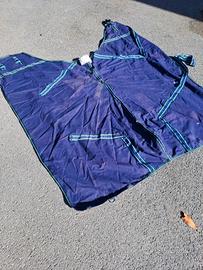 Coperta per cavallo blu