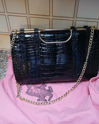Borsa coccodrillo vintage anni 60