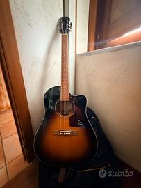 Epiphone J45 ec sunburst acustica elettrificata
