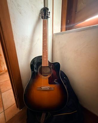 Epiphone J45 ec sunburst acustica elettrificata