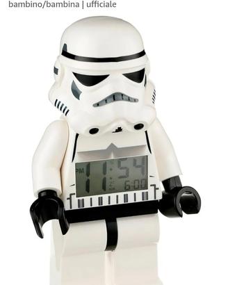 Sveglia LEGO Star Wars a forma di Stormtrooper 