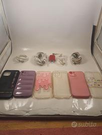 set iphon 12-13. cover + ricarica