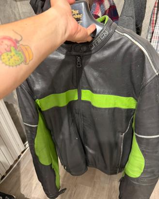 Giubbotto moto pelle  Mtech