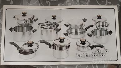 Batteria completa cook-o-matic da 23 pezzi